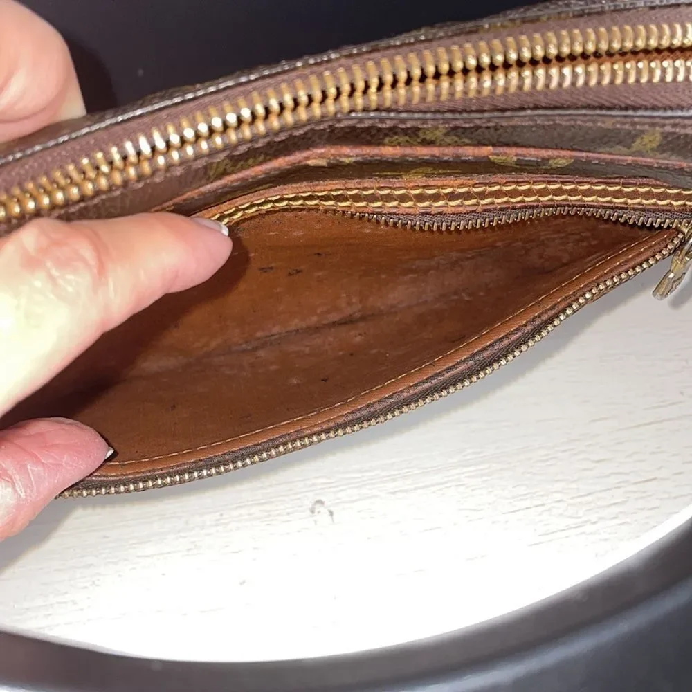 Louis Vuitton Wristlet Monogram Canvas Marly Dragonne GM Clutch LV0 Monogram LV - Picture 12 of 16